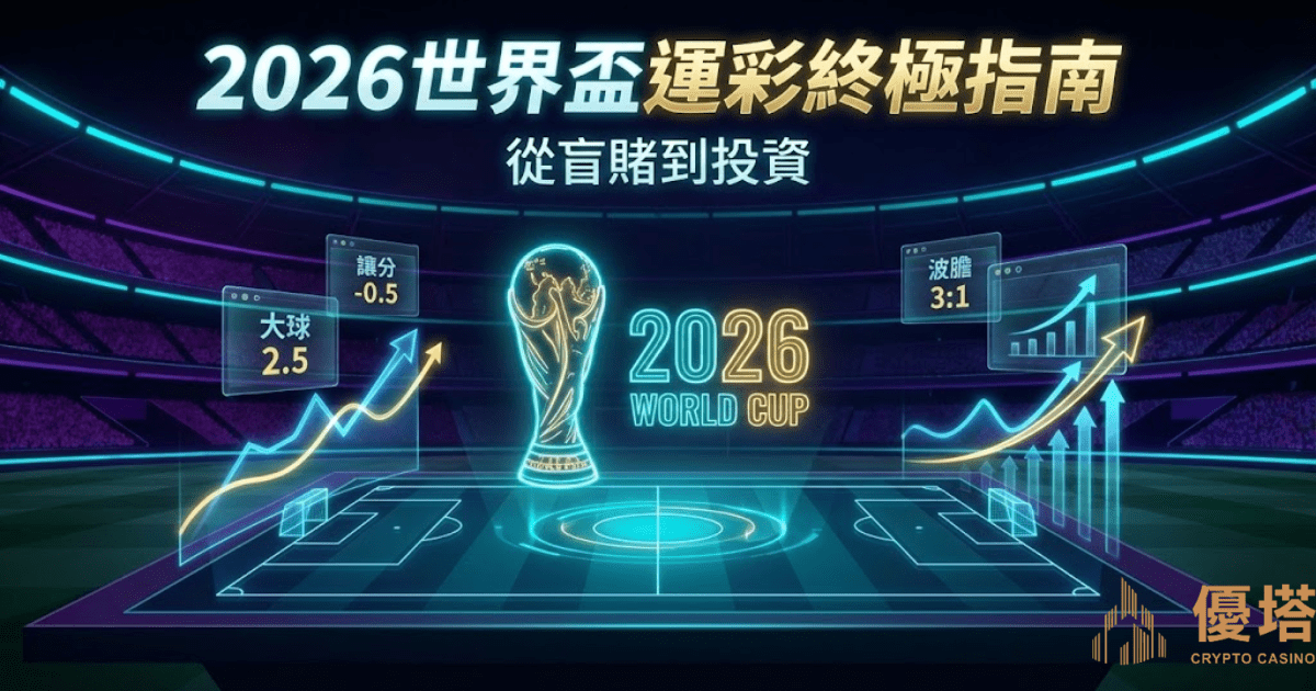 世足運彩玩法懶人包:3分鐘看懂讓分、大小球、波膽與串關技巧