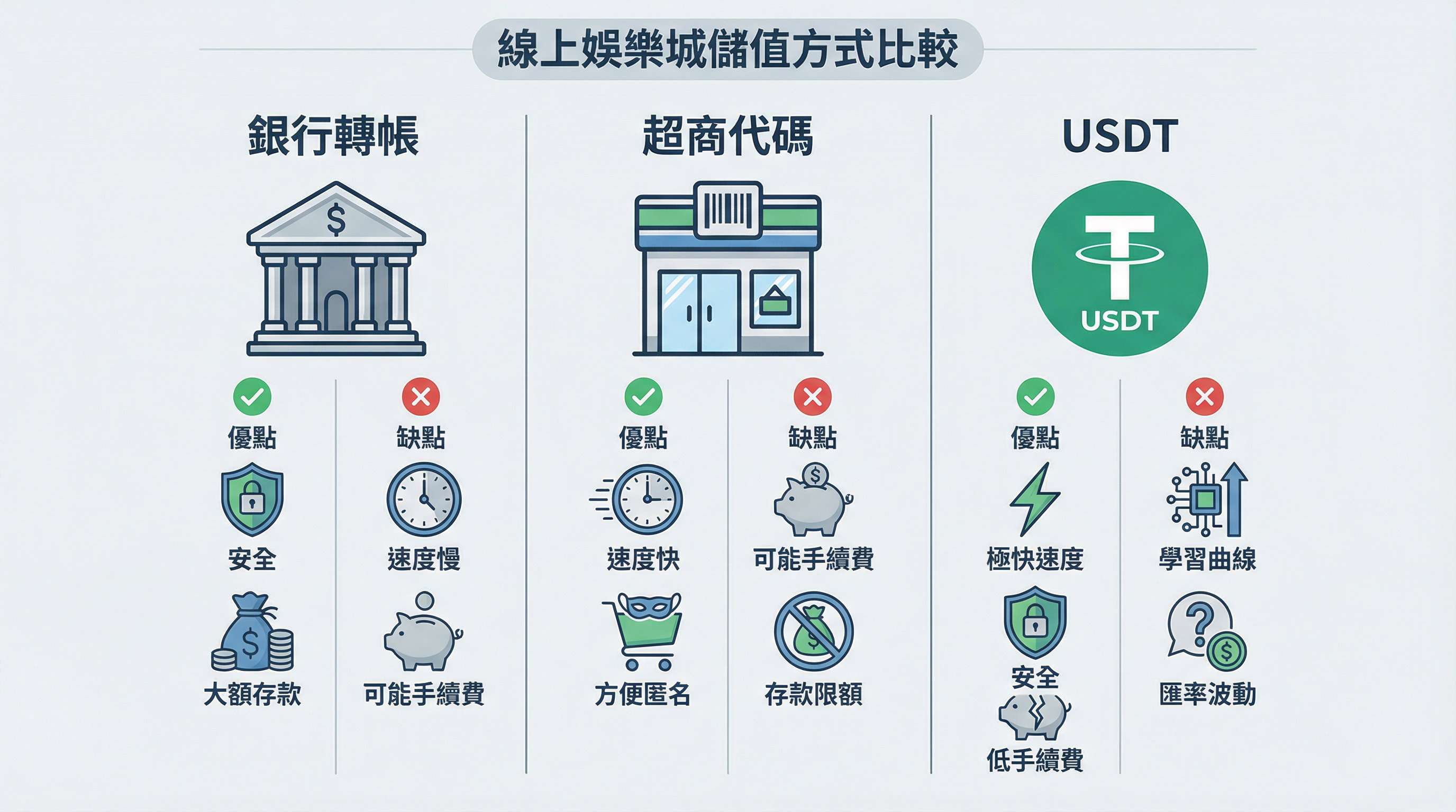 線上娛樂城儲值方式比較